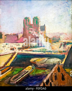 Henri Matisse (Le Cateau-cambresis (FR), 1869 - Nice (FR) 1954) Notre Dame, c 1900 huile sur toile Banque D'Images