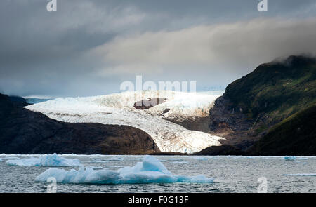 Fjord Calvo Glacier Patagonie Patagonie Chili Banque D'Images