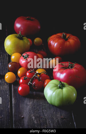 Assortiment de tomates Banque D'Images