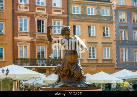 Statue de sirène Banque D'Images