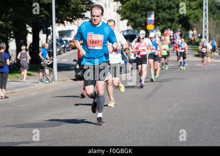 Marathon de la ville de Helsinki 2015 Banque D'Images