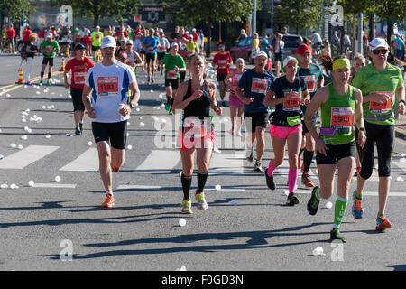 Marathon de la ville de Helsinki 2015 Banque D'Images