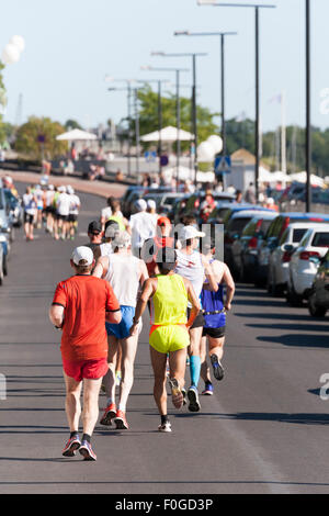 Marathon de la ville de Helsinki 2015 Banque D'Images