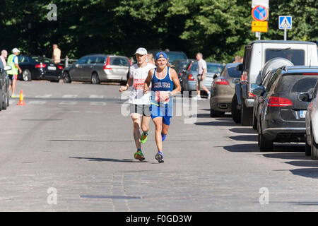 Marathon de la ville de Helsinki 2015 Banque D'Images