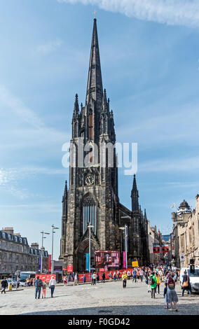 Le moyeu à l'Edinburgh Festival Fringe 2015 dans le Royal Mile Edinburgh Scotland Banque D'Images