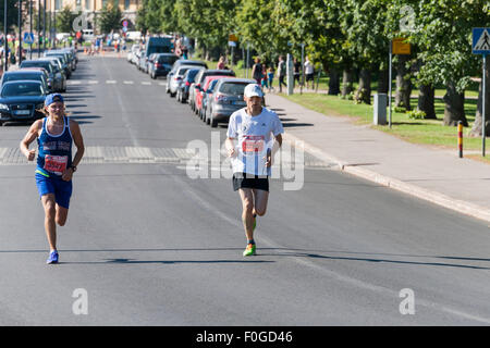 Marathon de la ville de Helsinki 2015 Banque D'Images