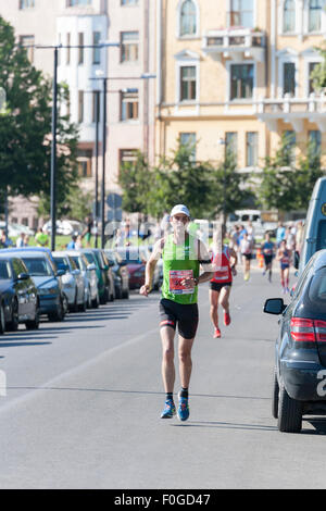 Marathon de la ville de Helsinki 2015 Banque D'Images