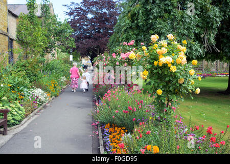 Bakewell dans le Derbyshire Peak District,UK. Banque D'Images