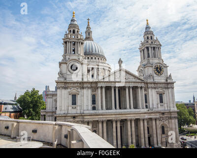 D'autres vues de la cathédrale St Paul à Londres, Angleterre Banque D'Images