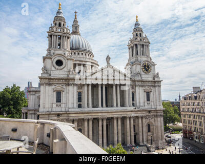 D'autres vues de la cathédrale St Paul à Londres, Angleterre Banque D'Images