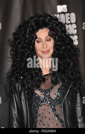 LOS ANGELES, CA - le 12 septembre 2010 : Cher au 2010 MTV Video Music Awards au Nokia Theatre L.A. Vivre dans le centre-ville de Los Angeles. Banque D'Images