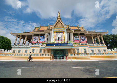 Le Chan Chhaya Pavillon au Palais Royal à Phnom Penh, Cambodge Banque D'Images