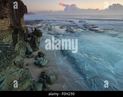 Cliffs at Norah Head, NSW Australie Banque D'Images