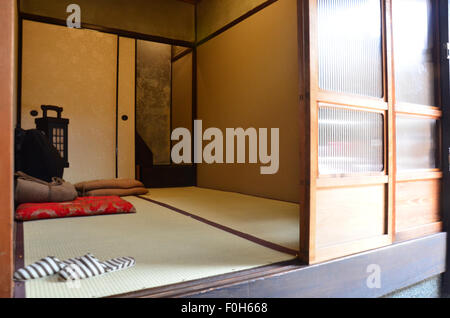 Le Japon et l'ensemble de chambre à coucher de style ancien Banque D'Images
