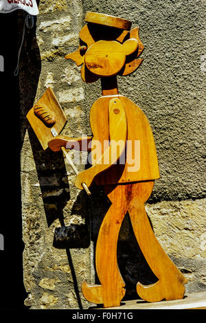 Enseigne en pain. Vezelay. La Bourgogne. France Banque D'Images