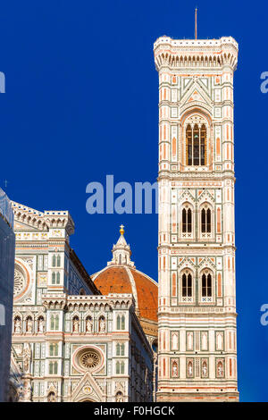 Campanile de Giotto à Florence, Italie Banque D'Images