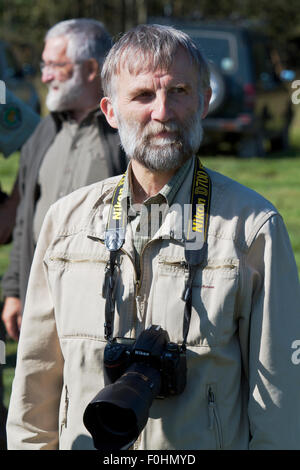 Le Parc National de Bieszczady Directeur, M. Tomasz Winnicki, Bukowiec, Pologne, septembre 2011, parution du modèle Banque D'Images