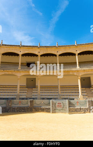 La Plaza de Toros de Ronda, à Ronda en Andalousie, Espagne Banque D'Images