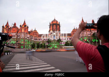 L'image de la CST a été tourné en Mumbai-India Banque D'Images