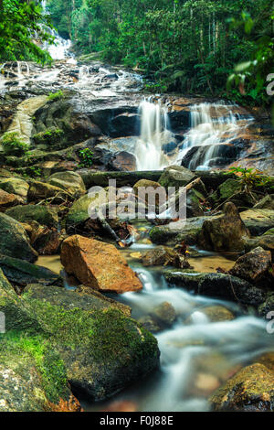 Les cascades d'Kanching, Selangor, Malaisie. Banque D'Images