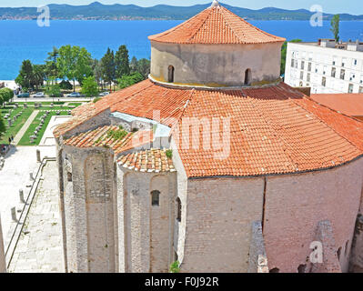 L'ancienne église byzantine de Saint Donatus à Zadar Croatie Banque D'Images