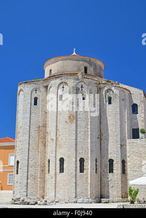 L'ancienne église byzantine de Saint Donatus, Zadar, Croatie Banque D'Images