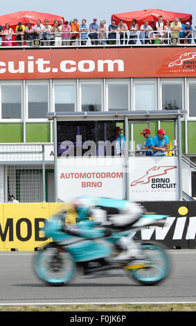 Brno, République tchèque. Août 16, 2015. Grand Prix de la République tchèque, République tchèque 2015, Août 16, Brno, République tchèque. © Vaclav Salek/CTK Photo/Alamy Live News Banque D'Images