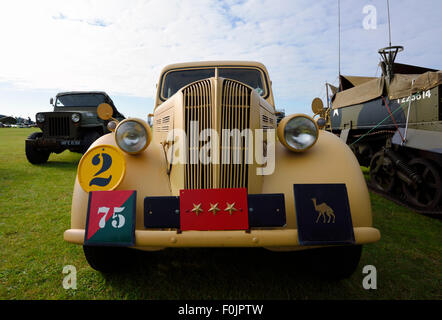 La voiture d'état-major général de la campagne du désert pendant la seconde guerre mondiale Banque D'Images