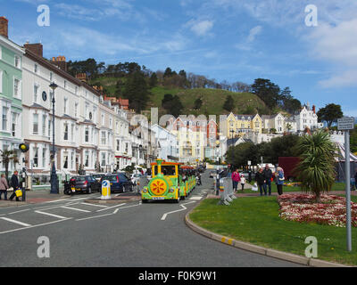 Le train routier populaires à Llandudno, au Pays de Galles, Royaume-Uni. Banque D'Images