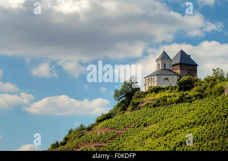 Matthias chapelle romantique tardif au-dessus de Berlin à moselle Rhénanie-palatinat allemagne europe Banque D'Images