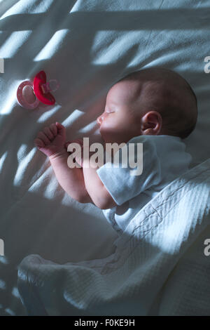 Sleeping baby girl Banque D'Images