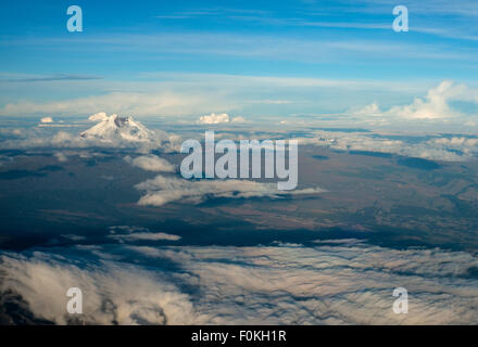 Le Cotopaxi le plus haut volcan actif au monde. Hautes terres andines de l'Équateur, en Amérique du Sud Banque D'Images