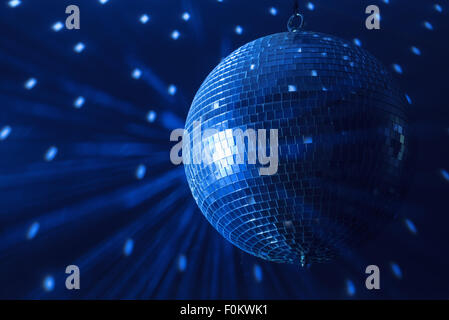 Boule disco background close up Banque D'Images