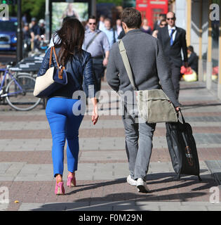 Susanna Reid et Ben Shepherd à l'extérieur de l'ITV studios comprend : Susanna Reid, Ben Shepherd où : London, Royaume-Uni Quand : 17 Oct 2015 Banque D'Images