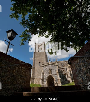 Église Sainte Trinité Suffolk Framlingham Banque D'Images