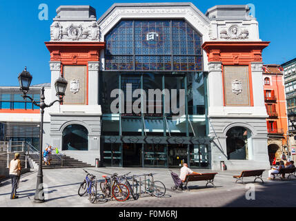 Marché de La Ribera. Bilbao. Gascogne, en Espagne, en Europe. Banque D'Images