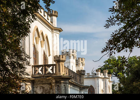 Manoir de la famille Zichy (López) à Rusovce avant la reconstruction Banque D'Images