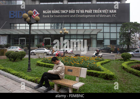 Banque d'investissement et de développement du Vietnam, Hanoi Banque D'Images