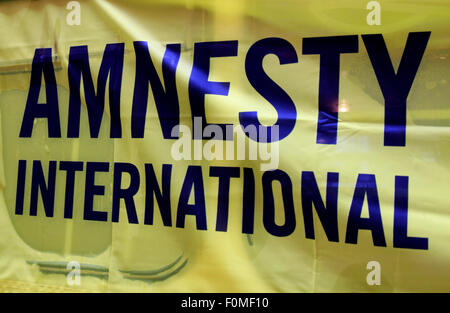 Markennamen : 'Amnesty International', Berlin. Banque D'Images