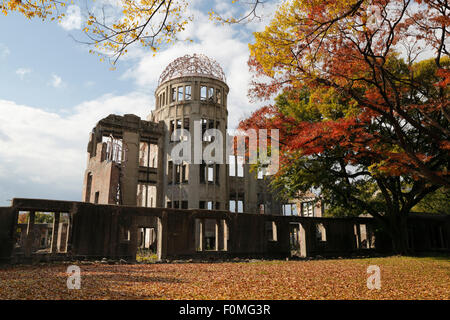 Dôme de la bombe atomique, Hiroshima, dans l'ouest de Honshu, Japon, Asie Banque D'Images