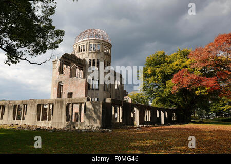 Dôme de la bombe atomique, Hiroshima, dans l'ouest de Honshu, Japon, Asie Banque D'Images