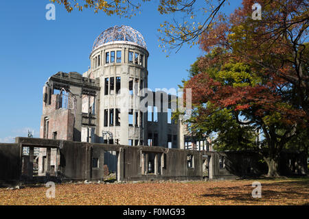 Dôme de la bombe atomique, Hiroshima, dans l'ouest de Honshu, Japon, Asie Banque D'Images