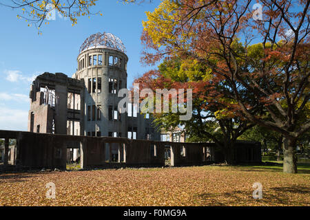 Dôme de la bombe atomique, Hiroshima, dans l'ouest de Honshu, Japon, Asie Banque D'Images