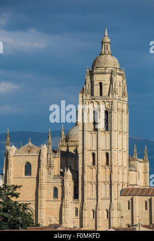 La cathédrale de Ségovie, Segovia, Espagne Banque D'Images