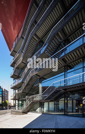 Jean Nouvel extension, Museo Nacional Centro de Arte Reina Sofía, Madrid, Espagne Banque D'Images