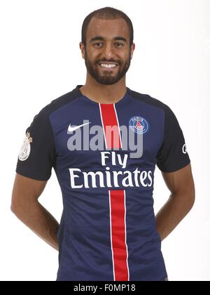 Paris, France. Août 17, 2015. Paris St allemand, français officiel de l'équipe de Ligue 1 pour la saison 2015-15 portraits du club. Numéro 7 © LUCAS MOURA Plus Sport Action/Alamy Live News Banque D'Images