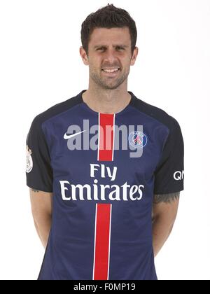 Paris, France. Août 17, 2015. Paris St allemand, français officiel de l'équipe de Ligue 1 pour la saison 2015-15 portraits du club. Thiago Motta numéro 8 © Plus Sport Action/Alamy Live News Banque D'Images