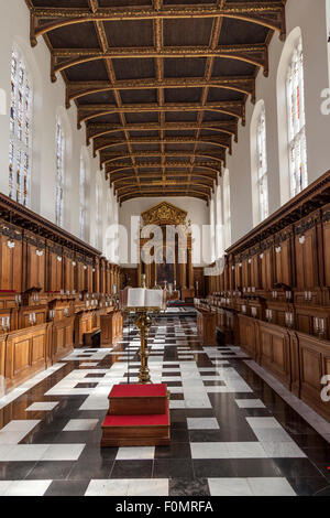 Trinity College Cambridge Chapelle. Banque D'Images