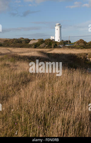 Le vieux phare inférieur - phare désaffecté sur l'Île de Portland, Dorset, Angleterre. Banque D'Images