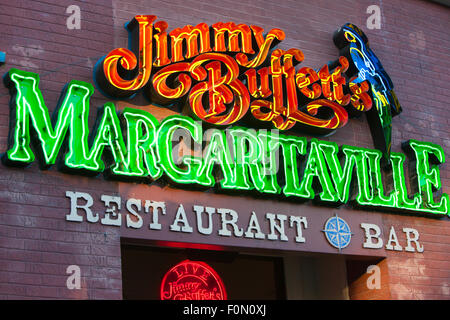 Jimmy Buffett's Margaritaville Restaurant à Nashville, Tennessee. Banque D'Images